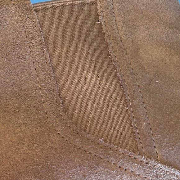 Cole Haan Chelsea W21353 Men's Taupe Faux Suede Ankle Boots Size 5 1/2B - Picture 2 of 13